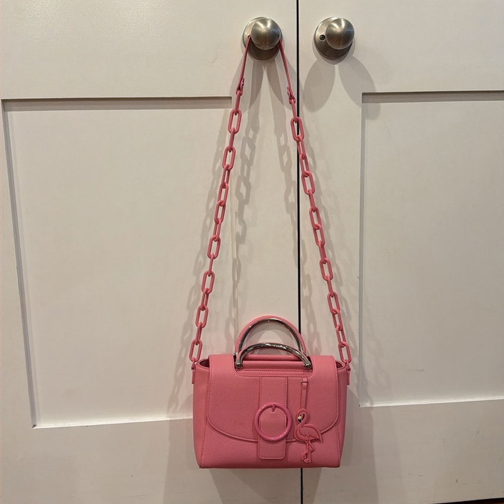 Loungefly Pink Flamingo Bag - Picture 3 of 6